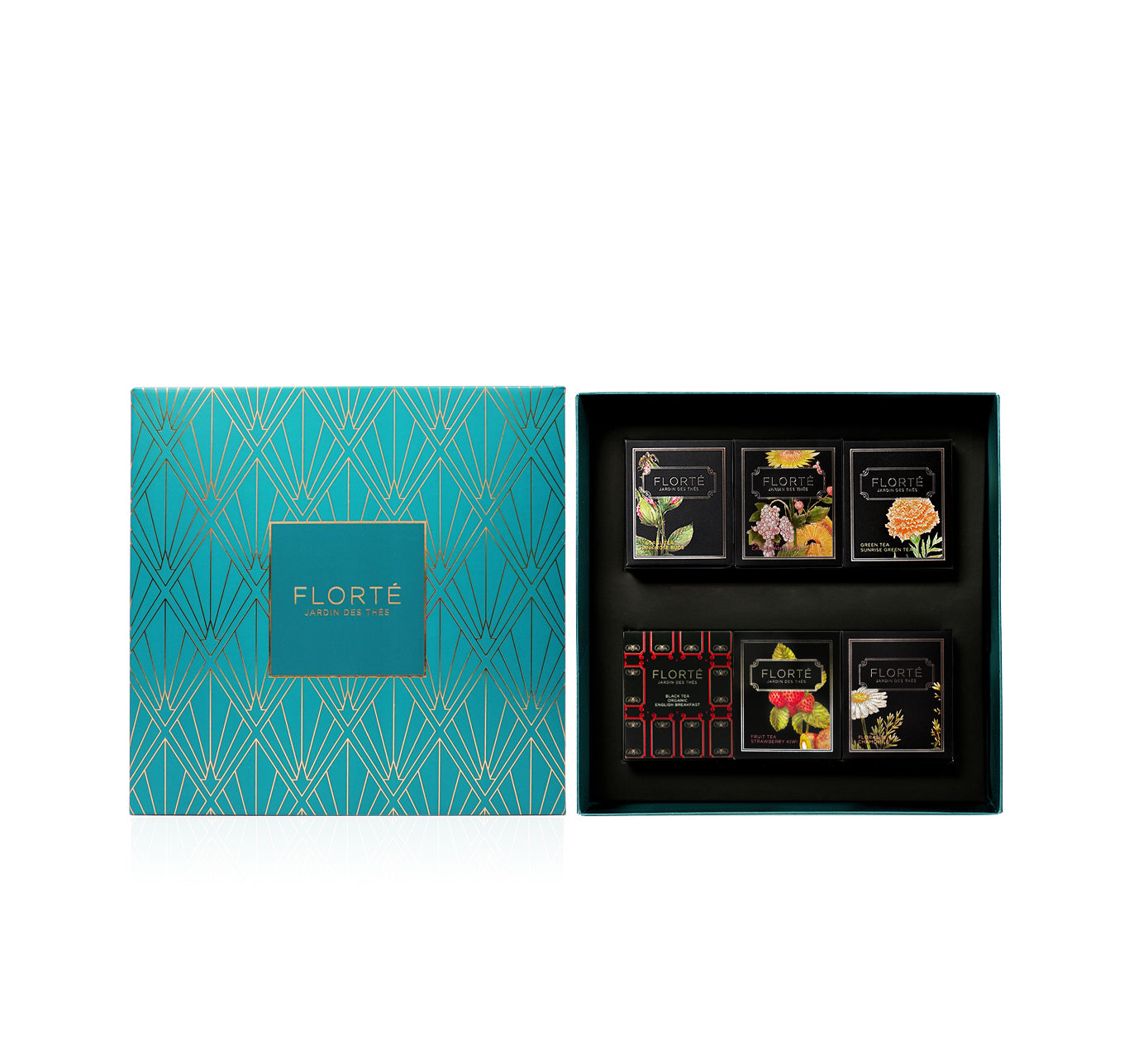 Florté Gift Set with 6 Discovery Teas