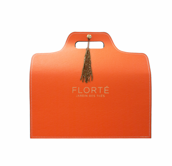 Orange Leather Bag