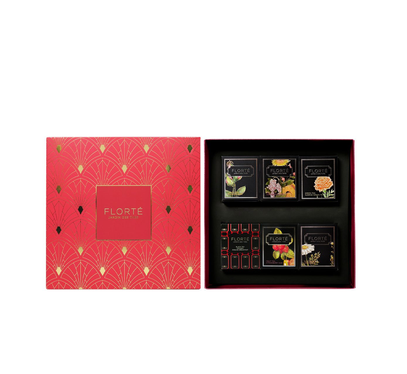 Florté Gift Set with 6 Discovery Teas